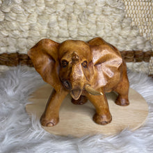 Load image into Gallery viewer, “Lefty” The Wooden Elephant
