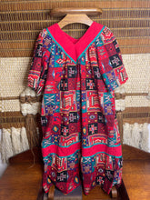 Load image into Gallery viewer, Vintage Southwest Boho MooMoo Dress
