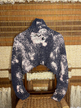 Load image into Gallery viewer, Old Navy Size L Cropped Extra Distressed Turtleneck Sweater
