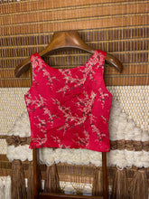 Load image into Gallery viewer, Red And Gold Fancy Tank Top
