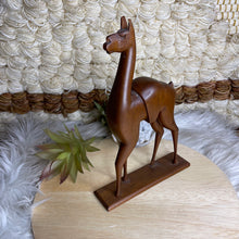 Load image into Gallery viewer, Vintage Wooden Handcarved Llama
