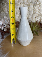 Load image into Gallery viewer, White Veined Handmade Pottery Vase
