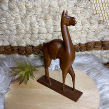 Load image into Gallery viewer, Vintage Wooden Handcarved Llama
