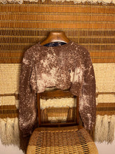 Load image into Gallery viewer, Chaps Size L Cropped Distressed Sweater
