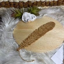 Load image into Gallery viewer, Wooden Feather Decor
