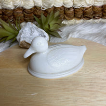 Load image into Gallery viewer, White Glass Duck Cover
