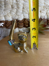 Load image into Gallery viewer, Golden Kitty Ring Holder
