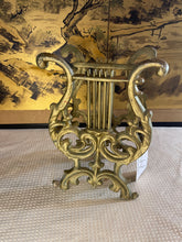 Load image into Gallery viewer, Brass Harp Music/Misc. Rack
