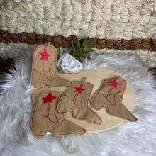 Load image into Gallery viewer, Hand Made Felt Cowboy Boots Decor
