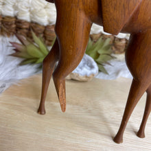 Load image into Gallery viewer, Vintage Wooden Hand Carved Llama
