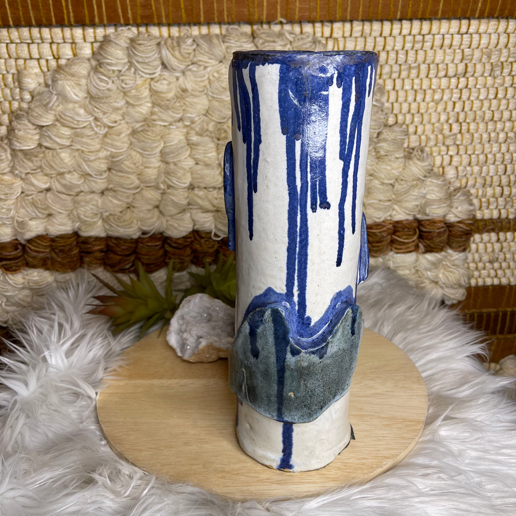 Tall Handmade Studio Pottery Vase