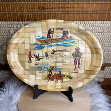 Load image into Gallery viewer, Vintage Jamaica Bamboo Souvenir Tray
